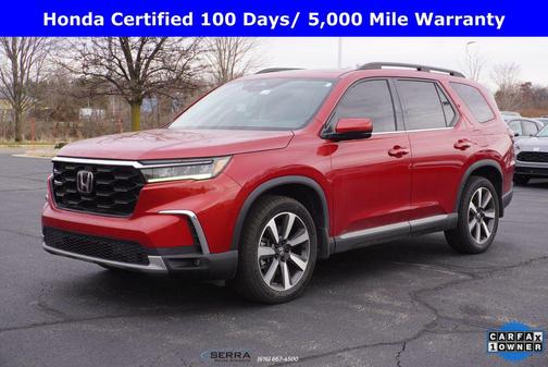 Radiant Red Metallic II 2024 Honda Pilot Touring 8-Passenger