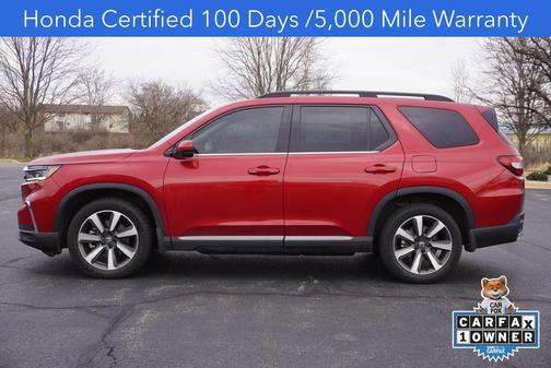 Radiant Red Metallic II 2024 Honda Pilot Touring 8-Passenger