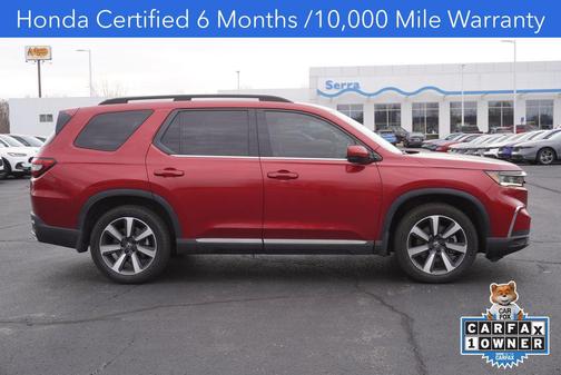 Radiant Red Metallic II 2024 Honda Pilot Touring 8-Passenger