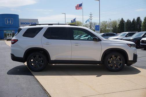 Platinum White 2026 Honda Pilot Sport