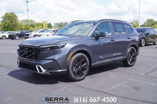 Meteorite Gray Metallic 2026 Honda CR-V Hybrid Sport Touring AWD