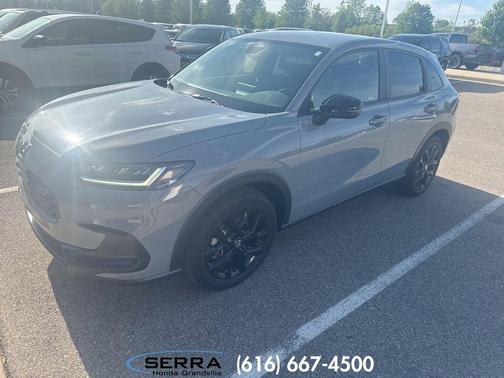 Urban Gray Pearl 2024 Honda HR-V AWD Sport