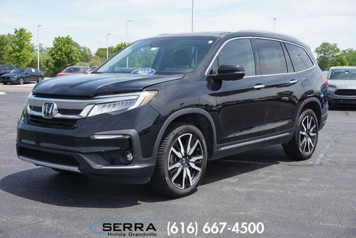 Crystal Black Pearl 2022 Honda Pilot AWD Elite