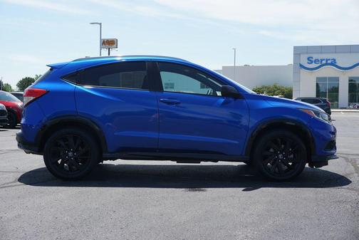Aegean Blue Metallic 2022 Honda HR-V AWD Sport