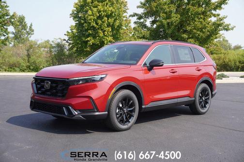 Radiant Red Metallic 2026 Honda CR-V Hybrid Sport AWD