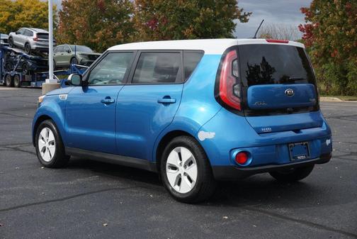 Carribean Blue w/Clear White Roof 2015 Kia Soul EV Base