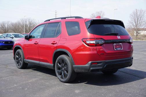 Radiant Red Metallic II 2026 Honda Pilot Black Edition
