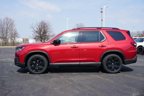 Radiant Red Metallic II 2026 Honda Pilot Black Edition