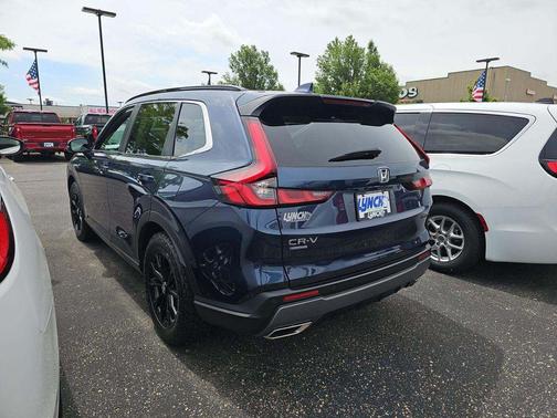 Blue 2025 Honda CR-V Hybrid Sport AWD