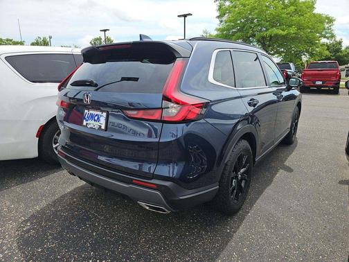 Blue 2025 Honda CR-V Hybrid Sport AWD