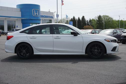 Platinum White Pearl 2024 Honda Civic Sport