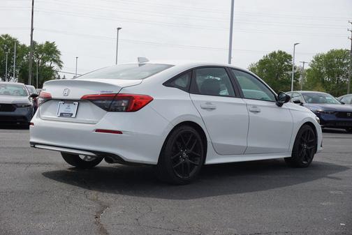 Platinum White Pearl 2024 Honda Civic Sport