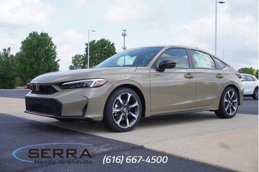 Sand Dune Pearl 2026 Honda Civic Hybrid Sport Touring