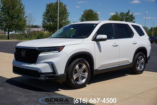 Platinum White Pearl 2025 Honda Pilot EX-L