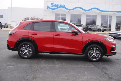 Milano Red 2025 Honda HR-V EX-L