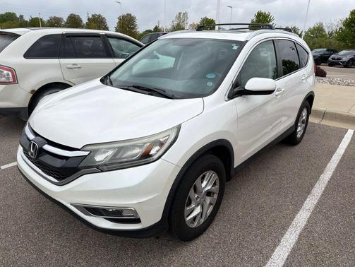White Diamond Pearl 2016 Honda CR-V EX-L