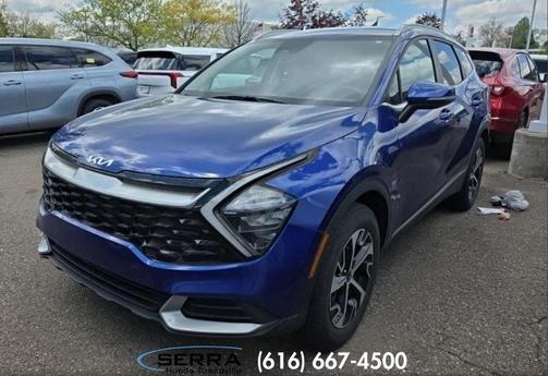 Sapphire Blue 2023 Kia Sportage EX
