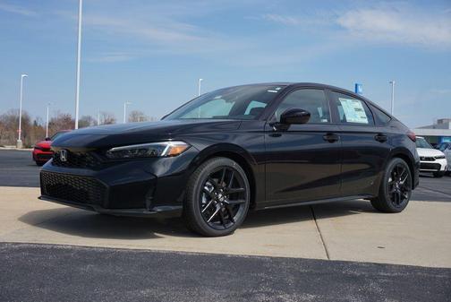 Crystal Black Pearl 2026 Honda Civic Hybrid Sport