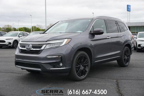 Modern Steel Metallic 2019 Honda Pilot Elite