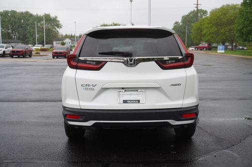 Platinum White Pearl 2021 Honda CR-V AWD EX