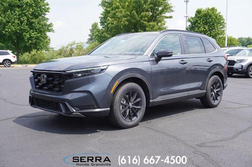 Meteorite Gray Metallic 2024 Honda CR-V Hybrid Sport AWD