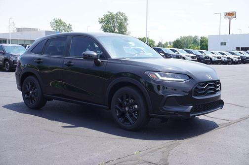 Crystal Black Pearl 2024 Honda HR-V AWD Sport