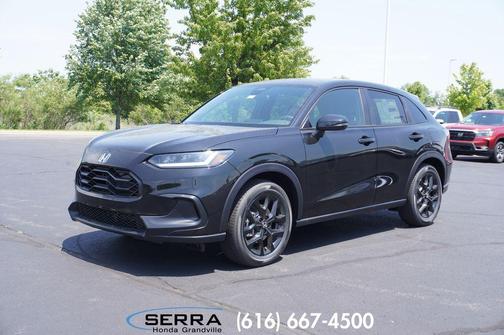 Crystal Black Pearl 2024 Honda HR-V AWD Sport