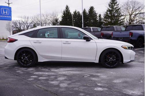 Platinum White Pearl 2026 Honda Civic Sport