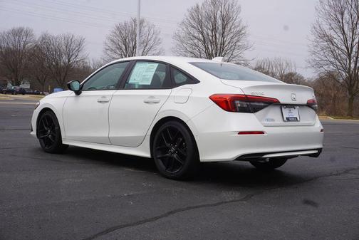 Platinum White Pearl 2024 Honda Civic Sport