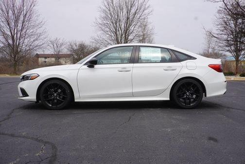 Platinum White Pearl 2024 Honda Civic Sport