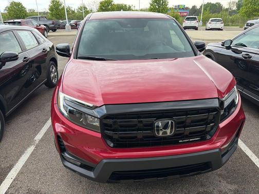 Red 2025 Honda Ridgeline Black