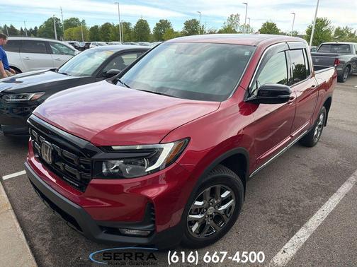 Red 2025 Honda Ridgeline Black
