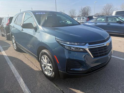 Lakeshore Blue Metallic 2024 Chevrolet Equinox LS