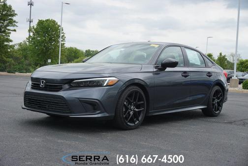 Meteorite Gray Metallic 2023 Honda Civic Sport