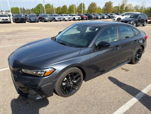Meteorite Gray Metallic 2023 Honda Civic Sport