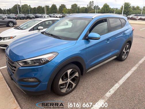Caribbean Blue 2017 Hyundai TUCSON Sport