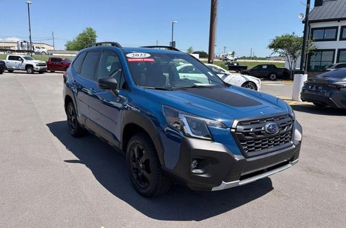 Geyser Blue 2022 Subaru Forester Wilderness
