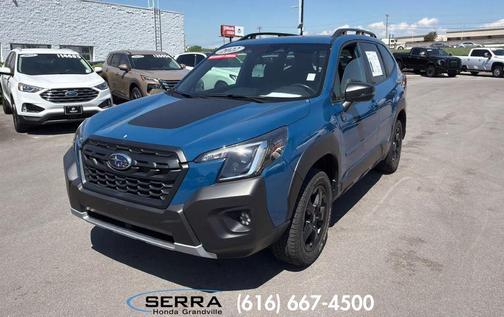 Geyser Blue 2022 Subaru Forester Wilderness