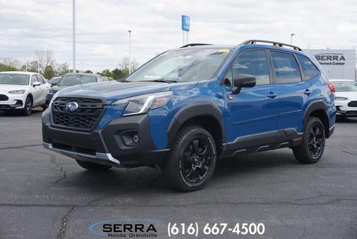 Geyser Blue 2022 Subaru Forester Wilderness