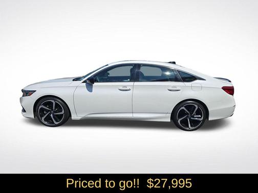 White 2022 Honda Accord Sport 2.0T