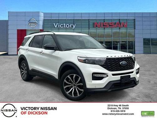White Metallic 2021 Ford Explorer ST