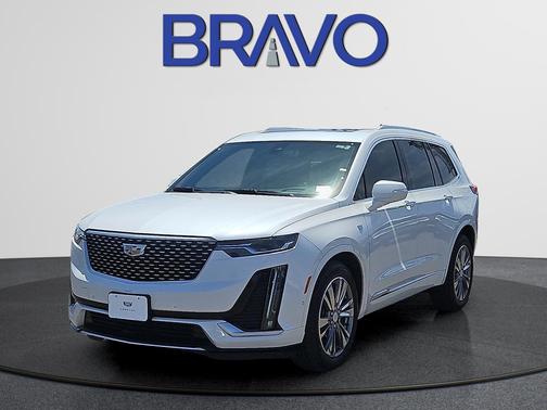Crystal White Tri-Coat 2022 Cadillac XT6 Premium Luxury FWD