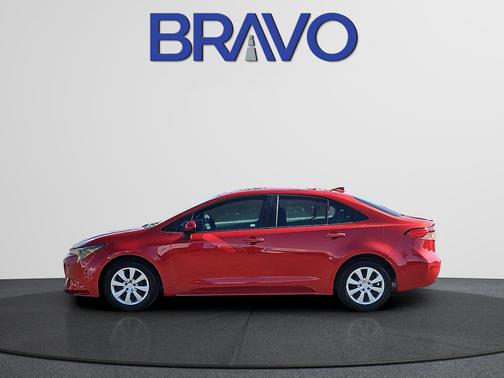 Barcelona Red Metallic 2020 Toyota Corolla LE