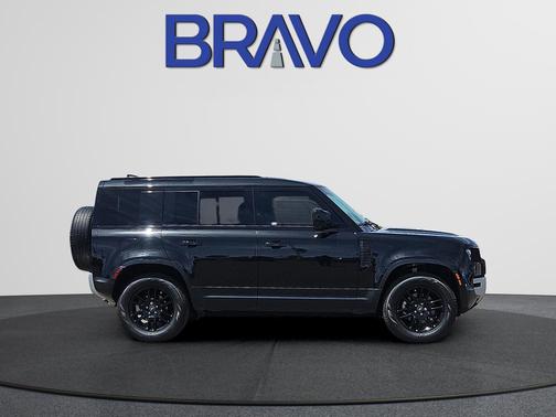 Santorini Black 2025 Land Rover Defender P300