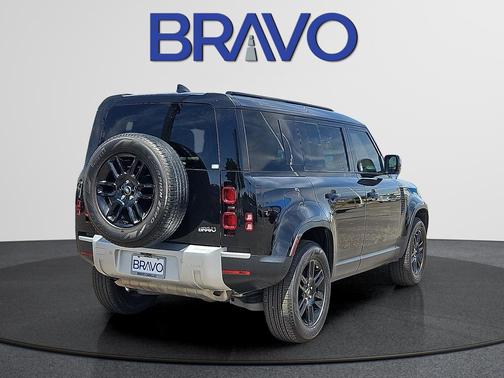 Santorini Black 2025 Land Rover Defender P300