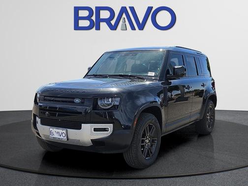 Santorini Black 2025 Land Rover Defender P300