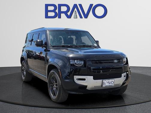 Santorini Black 2025 Land Rover Defender P300
