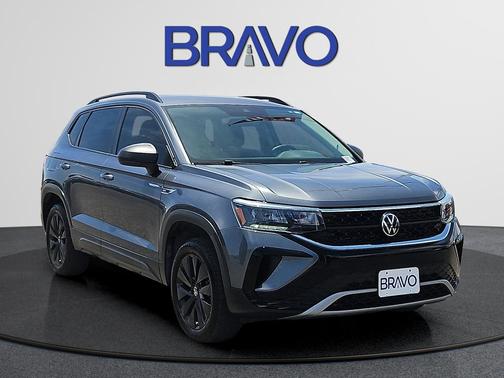 Platinum Gray Metallic 2024 Volkswagen Taos 1.5T S