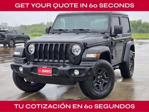 Black Clearcoat 2023 Jeep Wrangler Sport