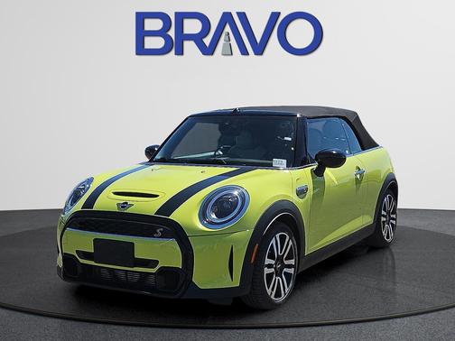 Yellow 2022 MINI Convertible Cooper S
